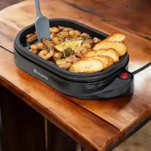 ( )휴대용 미니 전기 그릴 자취 혼밥 전기 그릴 캠핑 바베큐