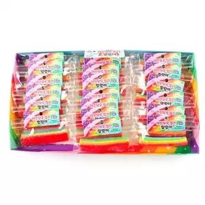 256C] 2500 레인보우 젤리 말랑이 (24개세트)