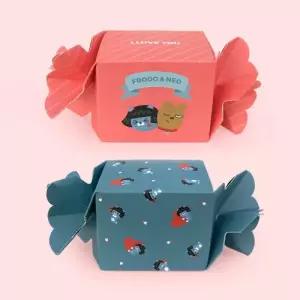 제이오스토어 선물상자 네오 사탕모양 80X65MM 다용도 디저트 디자인