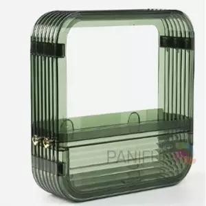 뷰티 화장품정리대 그린 향수선반 향수진열장 화장품진열 화장대정리대 화장품진열장