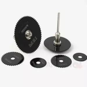 미니 원형톱날 6종 블랙 전동톱날 컷소날 절단공구 조각기톱날 목재용컷소날