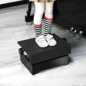 피아노 페달 원목 보조 발판 풋페달 발받침 보조 리프트