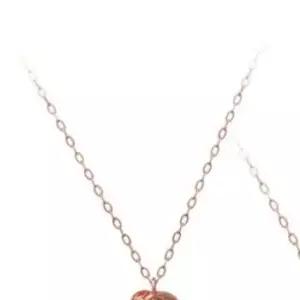 14K 다이아목걸이 로즈골드 플라워 14K체인 1부 다이아몬드 목걸이