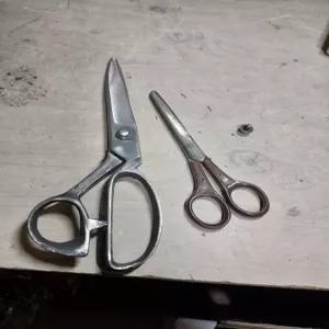 1960 독일 트루제탈 15 cm 붕대 가위와 부품용 일제 가위