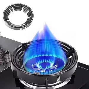 ( )블랙코팅 가스렌지 바람막이 가스버너 캠핑 화력집중 바람 잡이 가드 부르스타 방풍 차단 버너