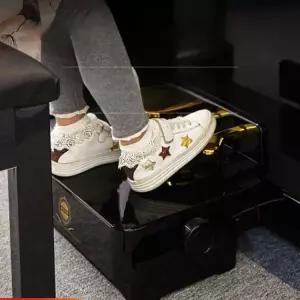 피아노보조페달 학원 높이 고정장치 단상 조절 음악 발받침대 레슨 풋페달