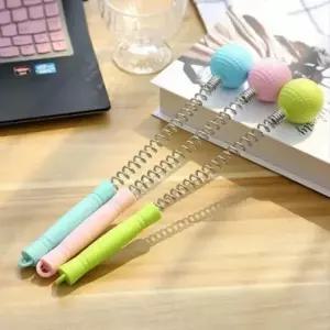 (색상 색상랜덥)골프공 스프링 지압기 뭉친 뒷목 팡팡 마사지