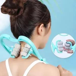 ( )6구 지압 마사지기 목 어깨 종아리 발바닥 셀프 롤링 안마 도구 핸디형 관리