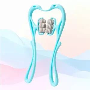 ( )6구 롤링 지압봉 셀프 목 어깨 뭉침 지압 림프 안마기