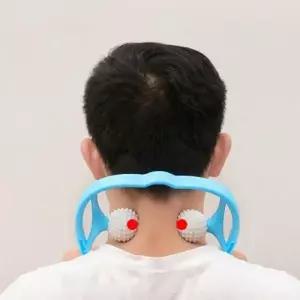 골프공 목 뒷목 어깨 승모근 지압 롤러 마사지 안마기 볼 마사지기 기구 M10951