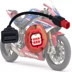 혼다 구찌 가와사키 스즈키 야마하 두카티 피아지오 베스파 오토바이 OBD 진단 케이블용 VZG 6핀 OBD2