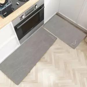 ( )빠른건조 소프트 규조토 발매트 2종(라인) (그레이)