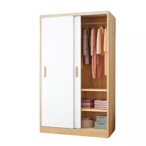 원룸 미닫이 옷장 좁은방 보관 1인 우드컬러 화이트 조립하다 기숙사 두꺼운 장롱 폭좁은