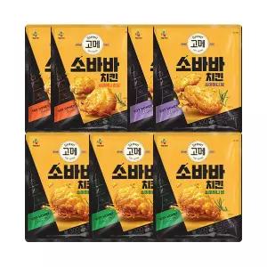 고메 소바바 치킨 소이허니 순살 375gX2팩 + 윙 300gX2팩 + 봉 300gX3