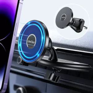 Ciencimy CD 슬롯 폰 마운트 16 15 14 13 12 프로 맥스 플러스 미니 및 모든 휴대폰용 MagSafe 카 마운트와