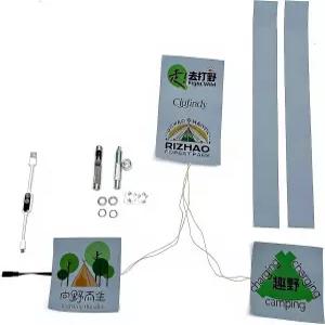 클루핀디 모터사이클 온열 기어 DIY 키트 재킷 라이너 스틱온용 탄소 나노튜브 발열 패드 추운 날씨에