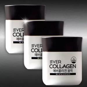 에버콜라겐 블랙 저분자 피쉬 콜라겐 펩타이드 84정 x 3개