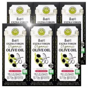 홀베리 엑스트라버진 올리브유 유기농 100 스틱형 올리브오일 14포 6박스
