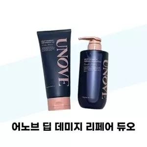 [어노브] 어노브 딥 데미지 리페어 웜페탈 샴푸 500g + 트리트먼트 EX 320ml