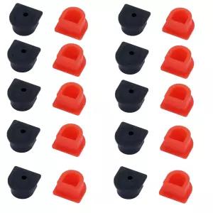 YCYUYUFUNS 파워폴 커넥터용 20Pcs 방진 케이블 글랜드 50A 스트레인 릴 부싱 먼지 커버 와이어 커넥터