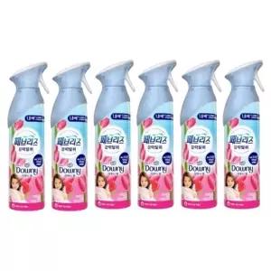 [페브리즈] 페브리즈 에어 실내탈 취제 다 우니향 165g x 6개 화장실 고기냄새 공기탈 취제