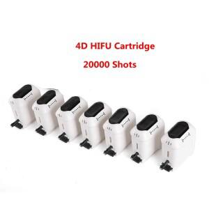 공장 직접 20000발 12라인 3D/4D HIFU 카트리지 변환기 교환 가능한 페이셜 바디 노화 방지