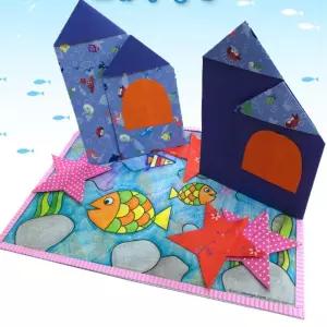 10인용 색칠 여름바다 궁전만들기 종이접기 입체 꾸미기 도서관 선물 체험 센터