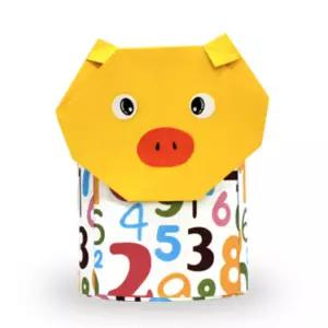 5인용 종이접기 돼지저금통만들기 휴지심 어린이집 교육교구 생일선물 늘봄교실