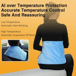 그래 핀 전기 담요 난방 절연 사무실 자동차 차량용 호환 온수 의자 쿠션 4Speed 타이밍 USB 전원 공급