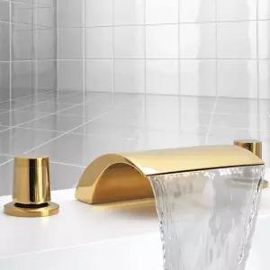 폭포수전 샤워 욕조 자쿠지 인테리어 매립식 냉수 온수 욕실 유광 수전 블