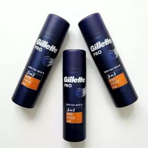 질레트 프로 쉐이빙 젤 3in1 195g X 3 / 클렌징 피부보호 보습까지 올인원 면도 크림 쉐이빙케어 면도용품