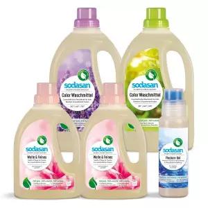 소다산 독일 직수입 세탁세제 1.5L 2통(라임1+라벤더1) + 울세제 750ml 2통