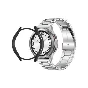 웨어러블액세서리 갤럭시워치6클래식47mm 메탈스트랩 하드보호케이스