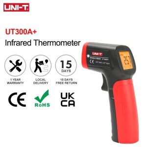 UNI-T UT300A + 레이저 적외선 온도계 휴대용 Termometro 디지털 산업용 비 접촉 건