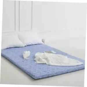 극세사이불 더크린 바닥요매트 블루 더블2인용(요커버/요솜