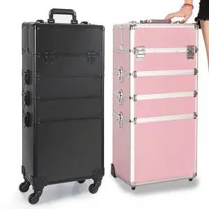 전문가용 메이크업박스 4단 캐리어 가방 분리형