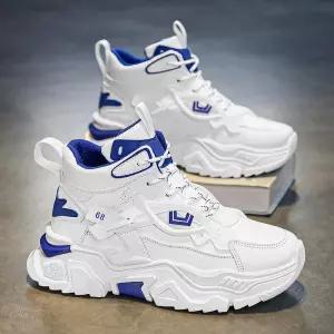 키높이운동화 빅사이즈 키높이스니커즈 남성 정장운동화 파랑 신발 슈즈