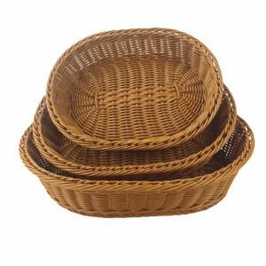 바구니 음식 주방용 서빙 있는 손으로 진열대 직사각형 데코 주최자 스낵 간식