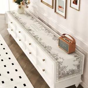 거실장덮개 패브릭 장식장 티비다이 꽃무늬 (1) (1)