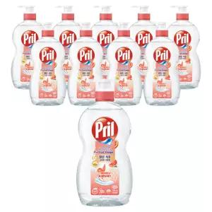 프릴 맑은식초 산뜻한 자몽향 700ml 10개