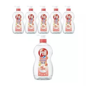 프릴 맑은식초 산뜻한 자몽향 700ml 6개