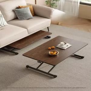 높낮이조절 테이블 리프팅 거실 좌식 식탁 원형 탁자 승강 다이닝