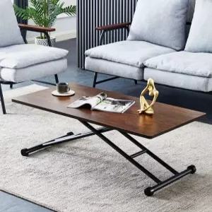 높이조절 리프트업테이블 거실 인테리어 접이식 좌탁 다용도