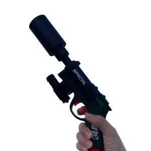 플레어 베그 권총 너프탄 배출 10탄+고블린+적외선+점화 신호탄 탄피 소음기