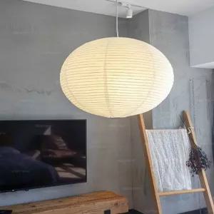 버블 한지등 조명 인테리어 일본식 거실 천장 주방 라이트 펜던트 랜턴