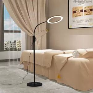 미용 조명 왁싱샵 램프 피부샵 라이트 LED 반영구 이동식 백색 스텐드