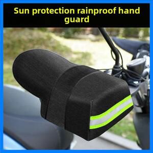 모터사이클 핸들바 방수 방풍 핸드 커버 모든 날씨 라이딩용 자외선 차단 바이크 장갑 겨울용