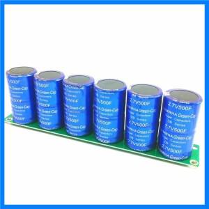 2.7V 500F 2.5V 700F 자동차용 슈퍼 파라드 커패시터 모듈 2.5V 600F 6개 커패시터