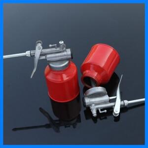 250ML 오일 캔 펌프 병 수동 윤활 스프레이 노즐 기계 팟 그리스 Gu A6V2