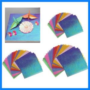 어린이 및 성인용 멀티 컬러 종이, 종이 접기 종이, 컬러 그라데이션 종이, 사각형, 50 매